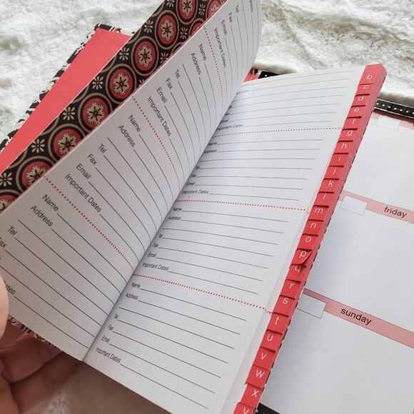 Vera Bradley Duly Noted Take Note Collection Desk Set Imperial Toile - Picture 7 of 7